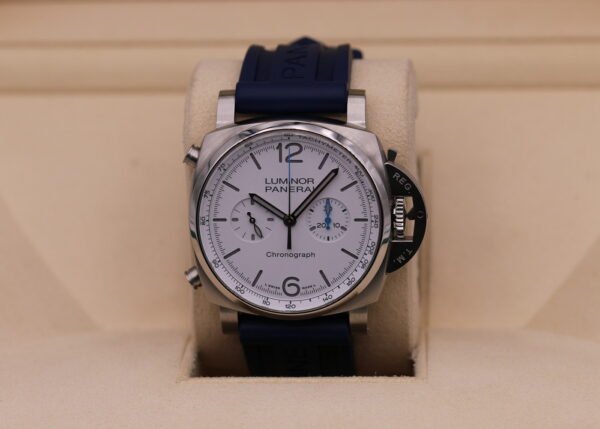 Panerai Luminor Chronograph White Dial PAM01218 - 2022 Box & Papers